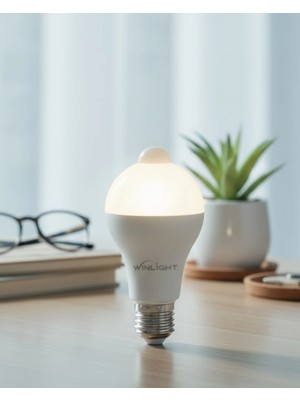 Uravas Store Otomatik Yanan Sensörlü LED Ampul Ev ve Ofis Kullanımına Uygun