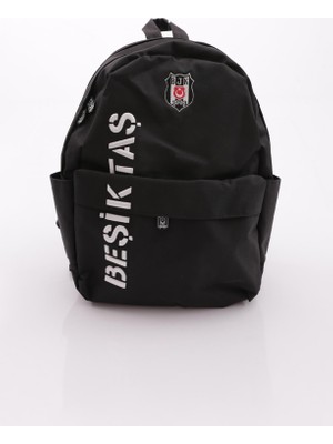 Beşiktaş Nakış Detaylı Kanvas Sırt Çantası