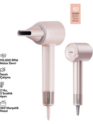 Ttt Sinbo Saç Kurutma ve Şekillendirme Makinesi - Şampanya Rengi - 1500W