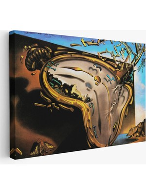 Trezon Salvador Dali'nin Eriyen Saat Belleğin Azmi TABLOSU-6599