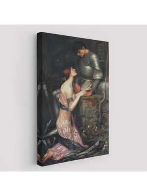 Trezon John William Waterhouse'un Lamia ve Şövalyesi Orenco Kanaviçe TABLOSU-6263