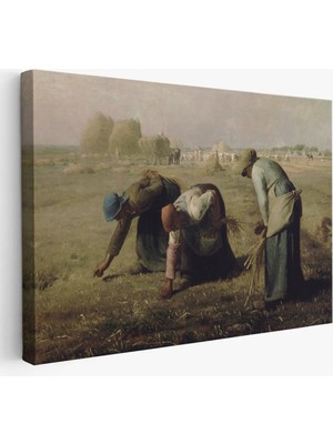 Trezon Millet Darı Toplayıcı Kadınlar Tablosu - Jean-François - FRENCH-6652