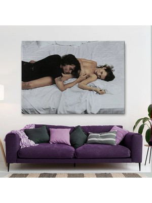 Trezon Johnny Depp ve Kate Moss Duvar TABLOSU-6524