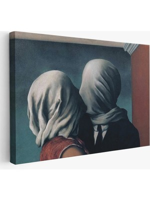 Rene Magritrezon-Drpkanvase The Lovers TABLOSU-5161