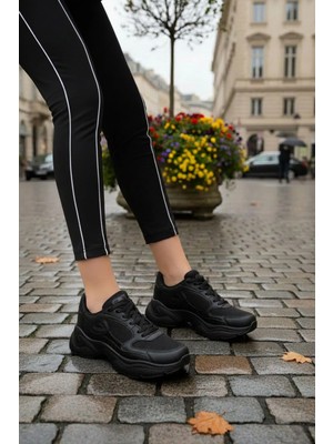 TeknoKapsül Soho Siyah-Siyah Kadın Sneaker 18147