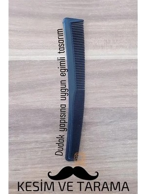 Uravas Store Bıyık Kesim ve Tarama Tarağı Eğimli Bıyık Tarağı