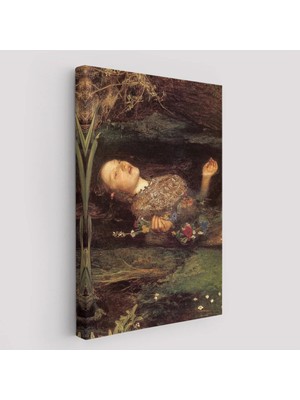 Trezon Shakespeare'in Ophelia'sı Hamlet Dekoratif Duvar TABLOSU-6319