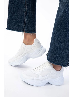 TeknoKapsül Soho Beyaz Kadın Sneaker 18147