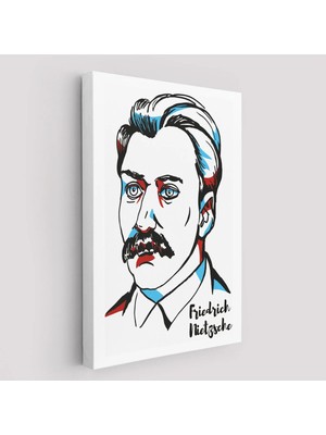 Trezon Friedrich Nietzsche Dekoratif Kanvas TABLO-5920