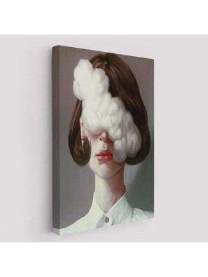 Trezon Modern Gerçeküstü Kadın Sanatı Kanvas Tablo, Pop Art Kanvastablo SANATI-5212