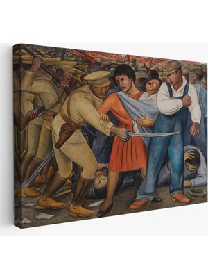 Trezon Diego Rivera'nın Isyan TABLOSU-6587
