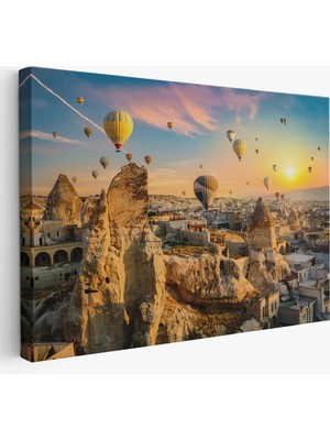 Trezon Göreme Kapadokya Manzarası Duvar TABLOSU-1245