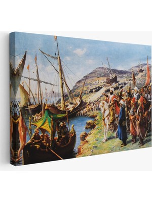 Trezon Fatih Sultan Mehmet'in Istanbul Kuşatması, Gemileri Karadan Yürütme TABLOSU-6616