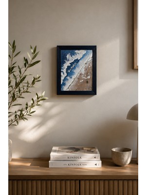 Tokyo Sanat Deniz Kıyısı Rölyef Tablo