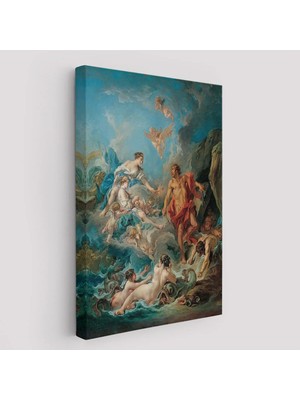 Trezon Juno, Aeolus'tan Rüzgarları Serbest Bırakmasını Istiyor, François Boucher Rönesans TABLOSU-6061