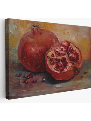 Trezon Nar Yağlı Boya Görünümlü Klasik Sanat TABLOSU-1230
