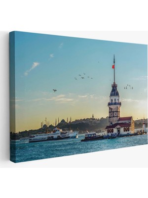 Trezon Kızkulesi Dekoratif Kanvas TABLO-6512