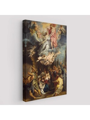 Trezon Taç Giyme Törentablosu - Coronation Of The Virgin 1644 Diego Velázquez -6473