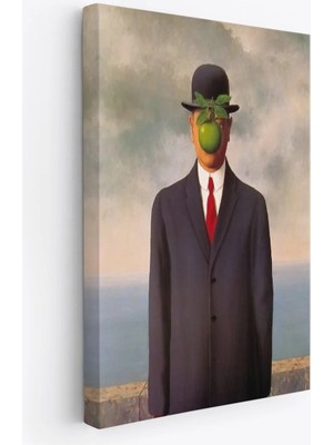 Renee Magritrezon-Drpkanvase'in Adamın Oğlu Isimli Eseri Kanvas TABLO-5132