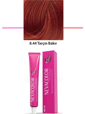 Premium 8.44 Tarçın Bakır - Kalıcı Krem Saç Boyası 50 G Tüp