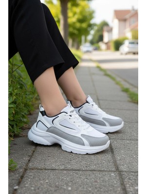 TeknoKapsül Soho Buz-Beyaz-Siyah-Y Kadın Sneaker 18802
