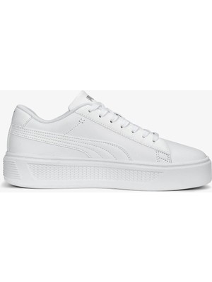 TeknoKapsül Puma Smash Platform V3 Kadın Beyaz Spor Ayakkabı