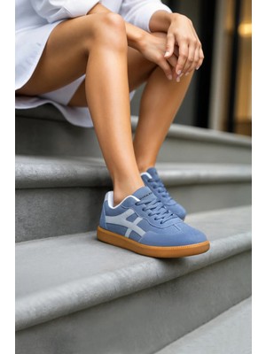 TeknoKapsül Dark Seer Ds Ruby Süet Mavi Kadın Sneaker