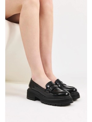 TeknoKapsül Yaya By Hotiç Siyah Kadın Loafer - 01AYY294830A