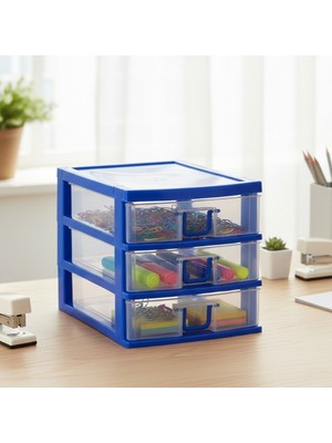Renas Store Mini 3 Çekmeceli Komidin Organizer