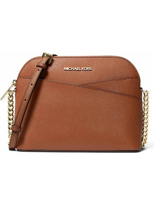 Michael Kors Kadın Jet Set Saffiano Deri Dome Xcross Çapraz Omuz Çantası MK-35F1GTVC6T