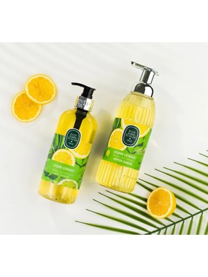 Uravas Store Mey Ithalat®   Doğal Zeytinyağlı Köpük Sabun 500 ml Çeşme Limonu