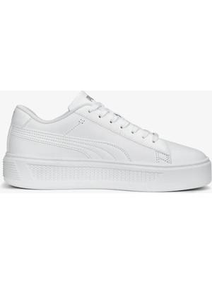 TeknoKapsül Puma Smash Platform V3 Kadın Beyaz Spor Ayakkabı