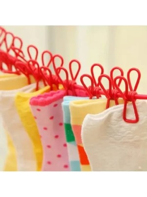 Uravas Store Mey Ithalat® Taşınabilir Pratik Mandallı Çamaşır Ipi