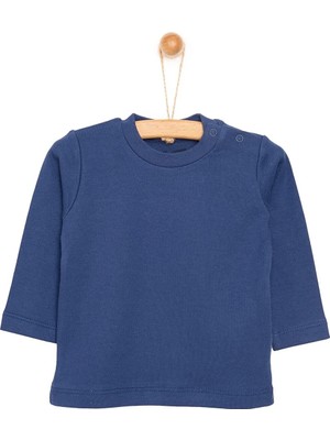 TeknoKapsül Ebebek Hello Baby Hellobaby Basic Interlok Uzun Kol Tshirt Erkek Bebek