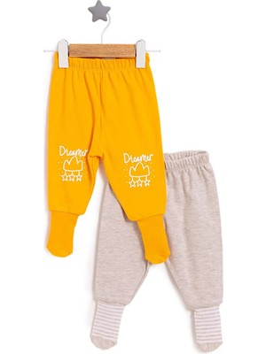 TeknoKapsül Ebebek Hello Baby Hellobaby Li Çoraplı Pijama Pantolon Kız Bebek