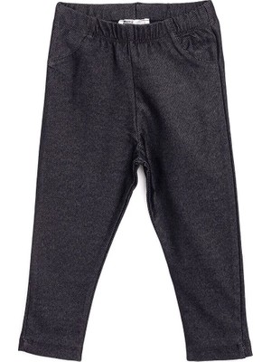 TeknoKapsül Ebebek Hello Baby Hellobaby Kız Denim Görünümlü Tayt Kız Bebek