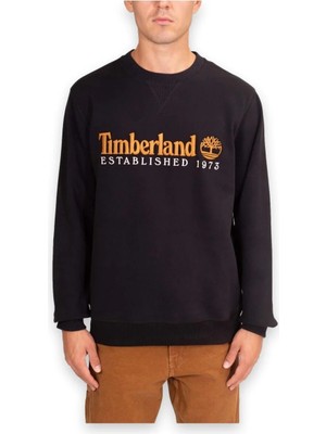Timberland TB0A27HC Wwes Crew Neck Sweat Rglr Siyah Erkek Sweatshirt