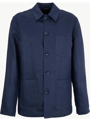 Fabrika Lacivert Erkek Slim Fit Ceket F6SM-CKT 2549