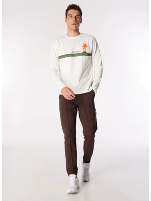 Discovery Expedition D4WM-EA3073 Koyu Kahve Jogger Düz Erkek Eşofman Altı