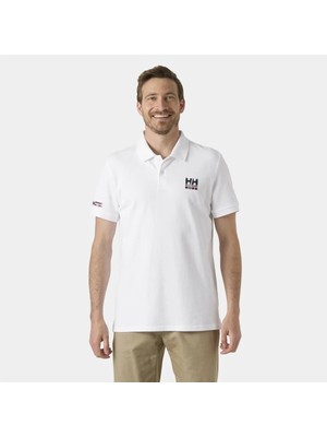 Helly Hansen Hudson Polo T-Shirt Erkek Beyaz Polo Tshirt HHA.54549-HHA.002