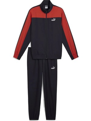 Puma Colorblock Woven Erkek Siyah Eşofman Takımı