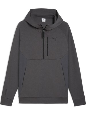 Puma Tech Half Zip Hoodie Koyu Antrasıt Erkek Sweatshirt