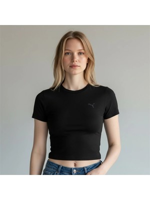 Puma Strong Cross Back Kadın Siyah Tişört