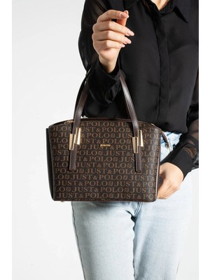 Just Polo Kadın Yeni Sezon Büyük Boy 5 Bölmeli El ve Omuz Çantası 26X20CM TR4030