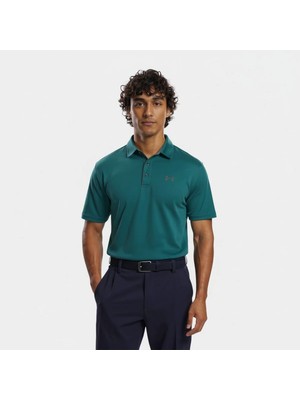 Under Armour Tech Erkek Yeşil Polo Yaka Tişört