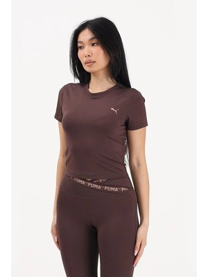 Puma Strong Cross Back Kadın Kahverengi Tişört