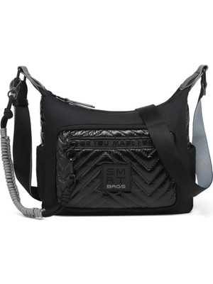Smart Bags Parlak Kumaş Çapraz Askılı Kadın Postacı Çantası 3251