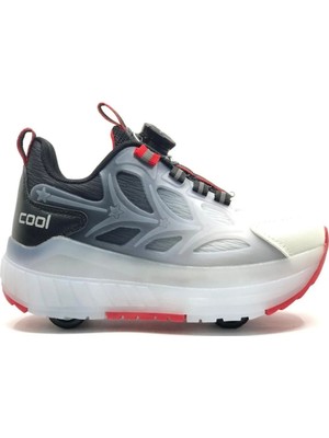 Cool Wheel Akıllı Bağcıklı Işıklı Ortopedik Patenli Çocuk Spor Ayakkabı