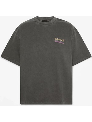 Timberland Fly Fishing Graphic Tee Erkek Siyah Tshirt TB0A5N7Z0011