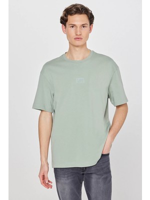 Lee Erkek T Shirt L2520302 306 Turkuaz
